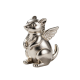 Silver Winged Fantasy Creature Figurine, Magical Small Gift