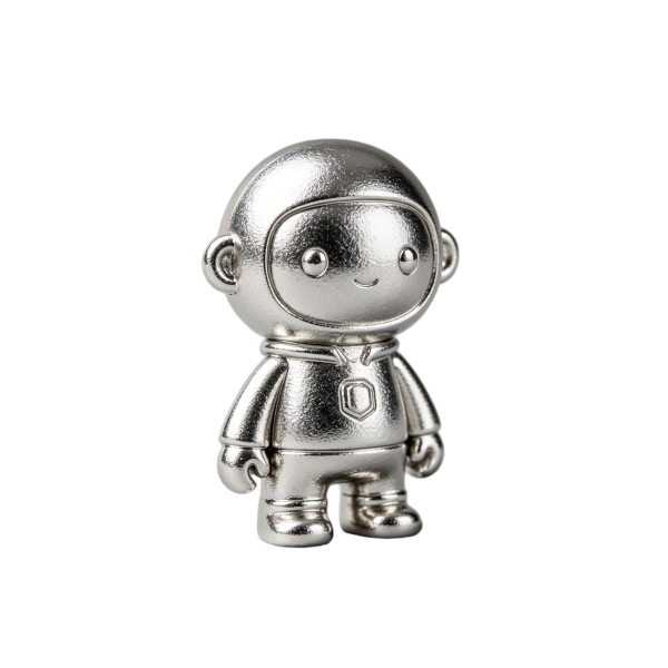 Mini Silver Astronaut Figurine, Space Lover Gift