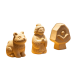 Traditional Style Mini Figurine Set, Cute Small Gift