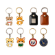 Cute Animal & Logo Keychain, Creative Small Gift