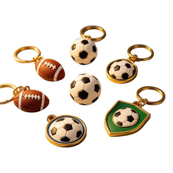 Mixed Sports Keychain Set, Bulk Small Gift Favors
